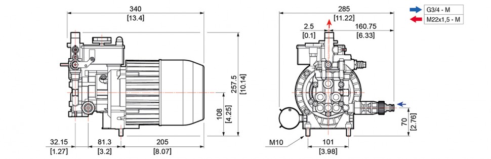Аппарат высокого давления Comet MTP KSR 1700 TS