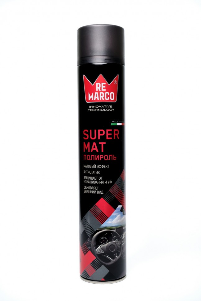 Полироль для пластика матовый Re Marco "SUPER MAT" Французский парфюм RM-820, 750 мл.