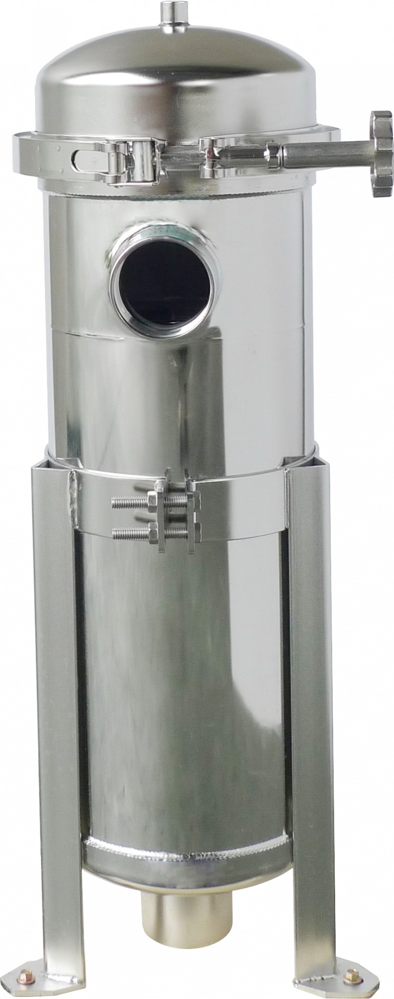 Корпус мешочного фильтра, SS304, 45 гал/мин., вход/выход 1"