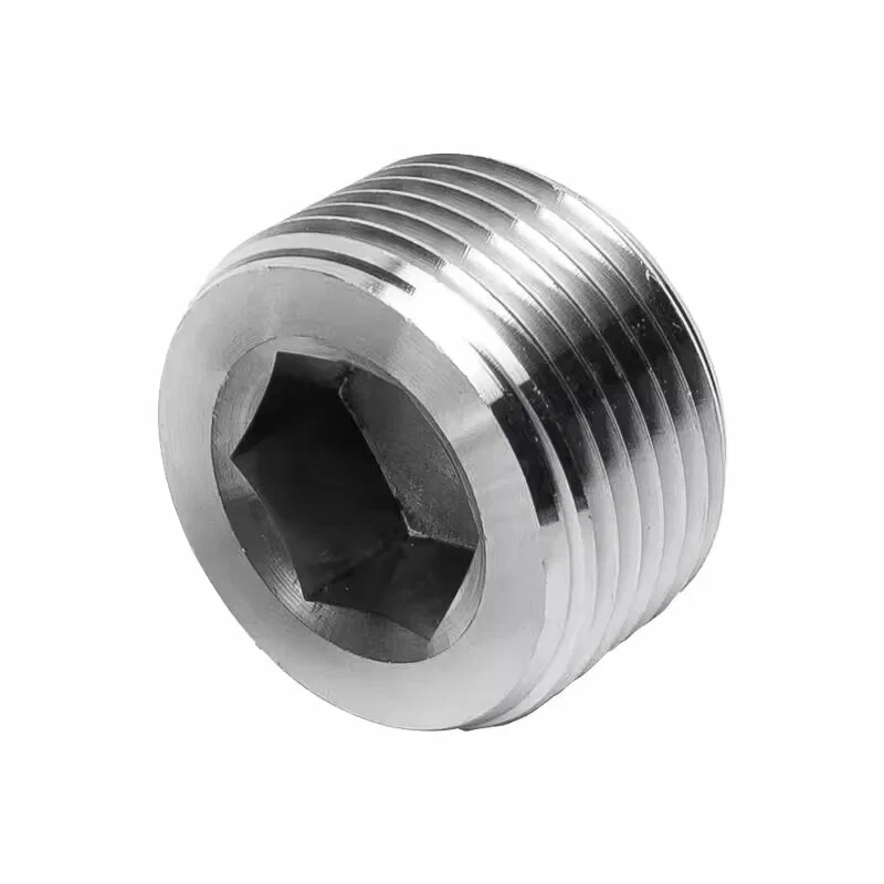 Заглушка 1/4" M, никелированная латунь