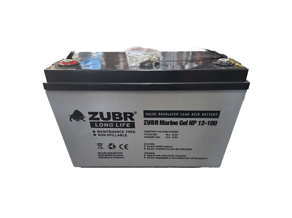 Гелевый аккумулятор ZUBR Gel NP12V100Ah для поломоечной машины