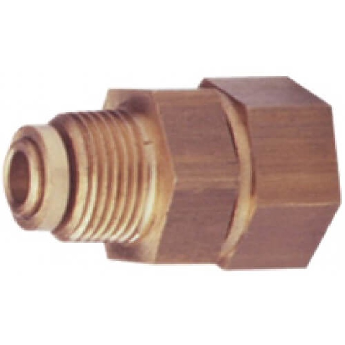 Поворотное устройство прямое для пистолета (латунь) 3/8"ш-3/8"г