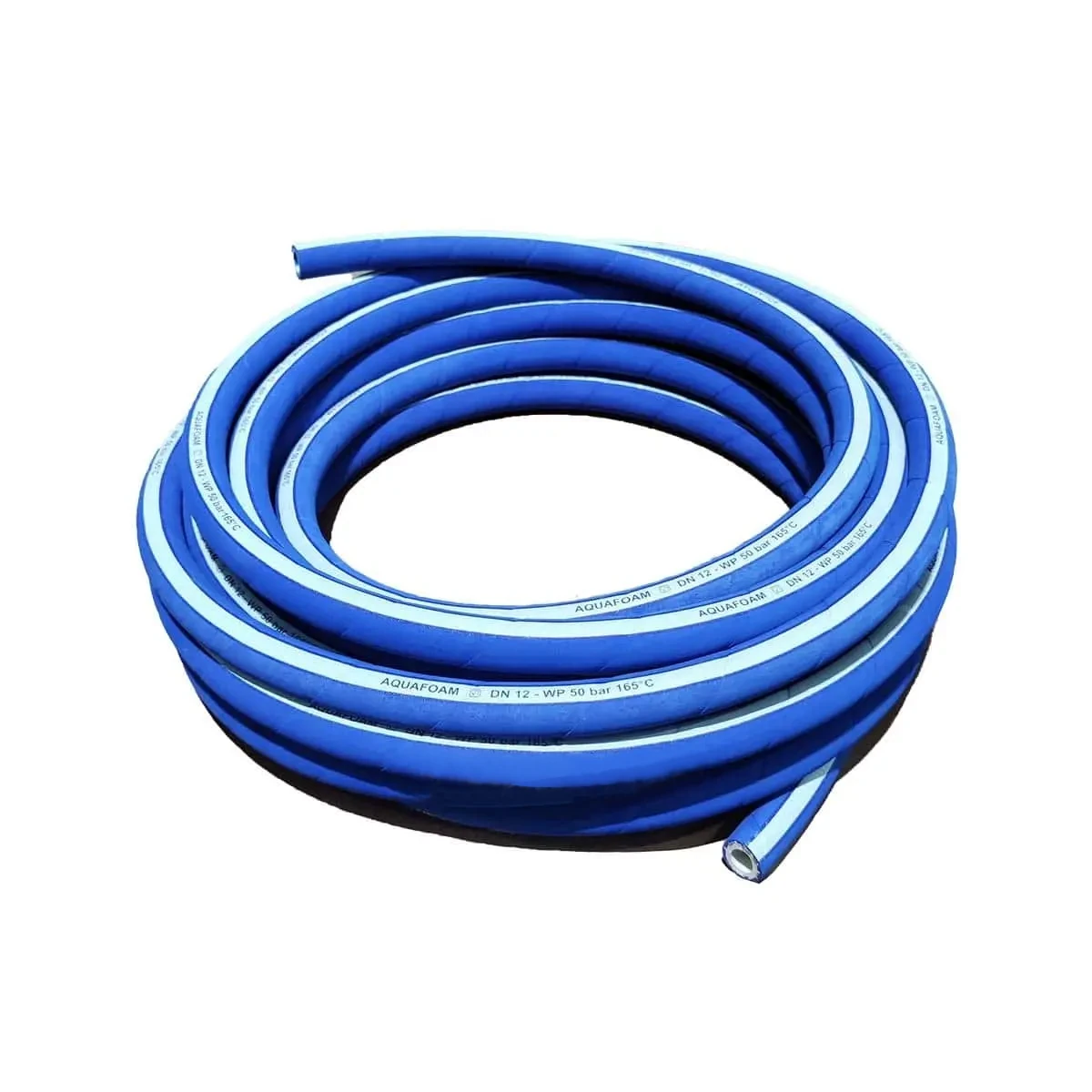 Шланг синий обрезиненный для пищевой промышленности AQUAFOAM DN 12 – WP 50 бар165 °C