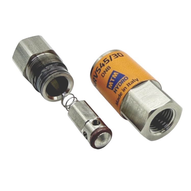Обратный клапан MTM NRVS45/30, 1/4", 30 л/мин, нерж.сталь