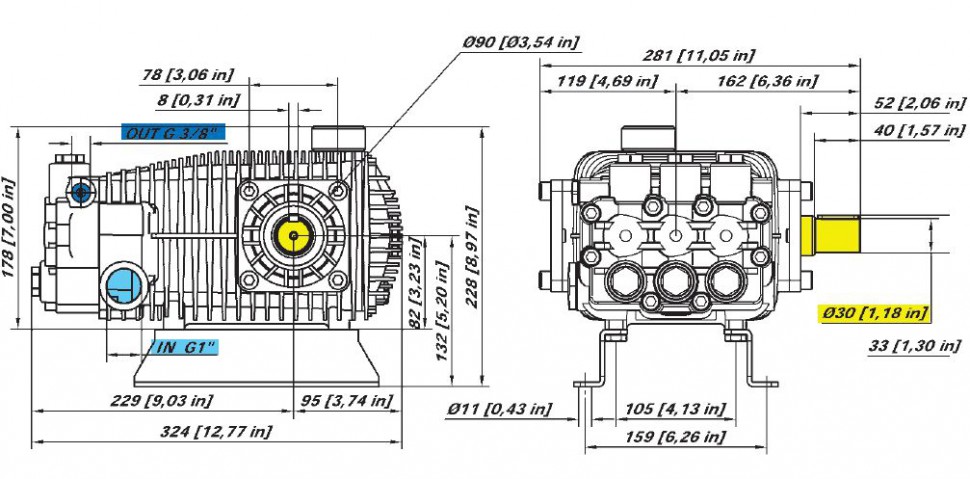 Насос Bertolini RAL 1840-P