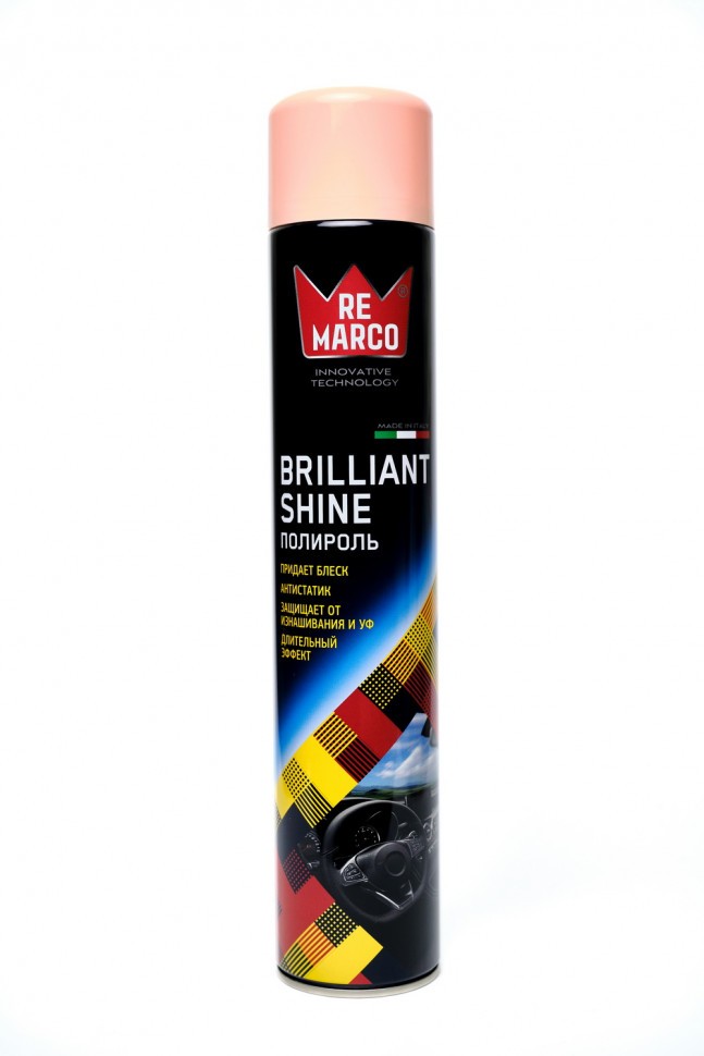 Полироль для пластика Re Marco "BRILLIANT SHINE" Грейпфрут RM-832, 750 мл.