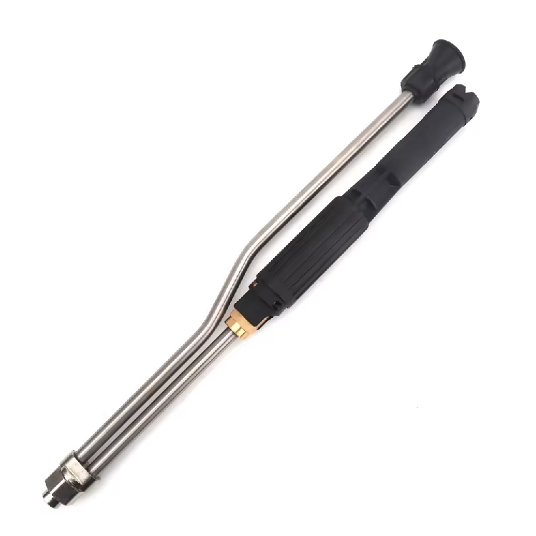 Копье 2 в 1 (высокое давление + химия). Резьба 1/4"M, 41 см. Нерж. Сталь, латунь, пластик.