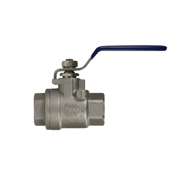 Кран 2-х ходовой нержавеющая сталь 140 бар, 1/2"г-г