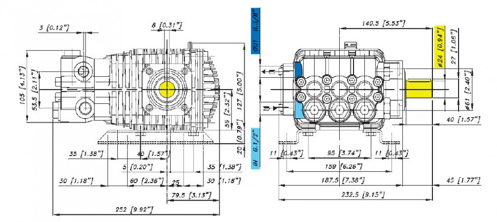 Насос Bertolini TAM 1215 PRO (сталь 316)