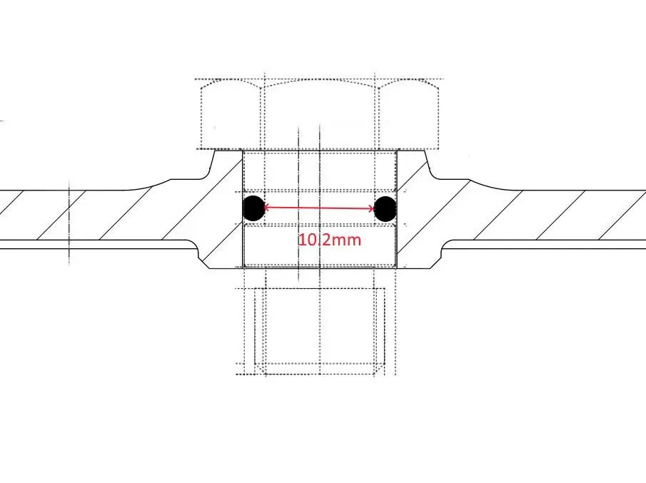 Болт M12X1,5 CH19 насоса BP, P, APS, IDS