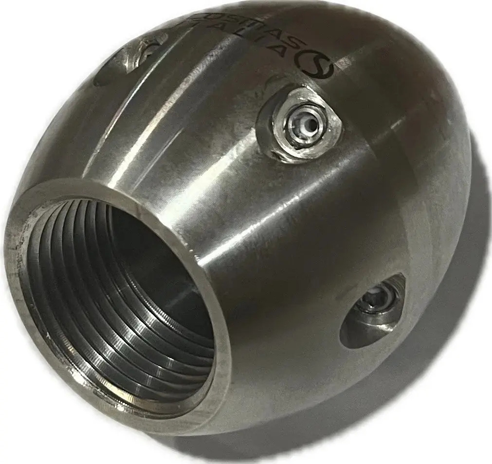 ET 4, дюза SS, 1" г. 212/160, вставки сталь 6 M6x8–35°,1 M6x8