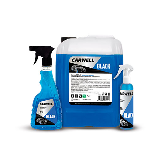 CARWELL BLACK, 0,5л