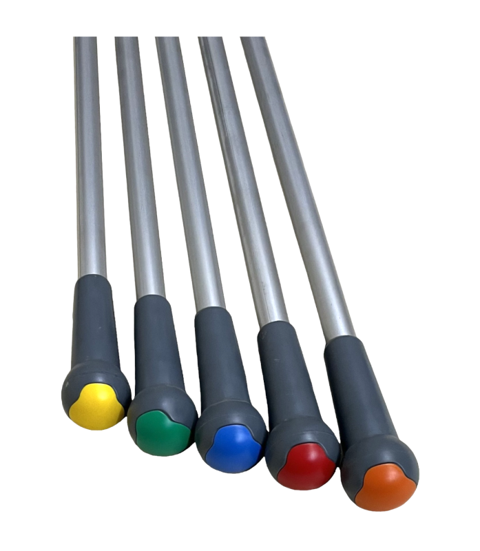 Ручка алюминиевая 145 см с отверстием 23 mm оранжевая