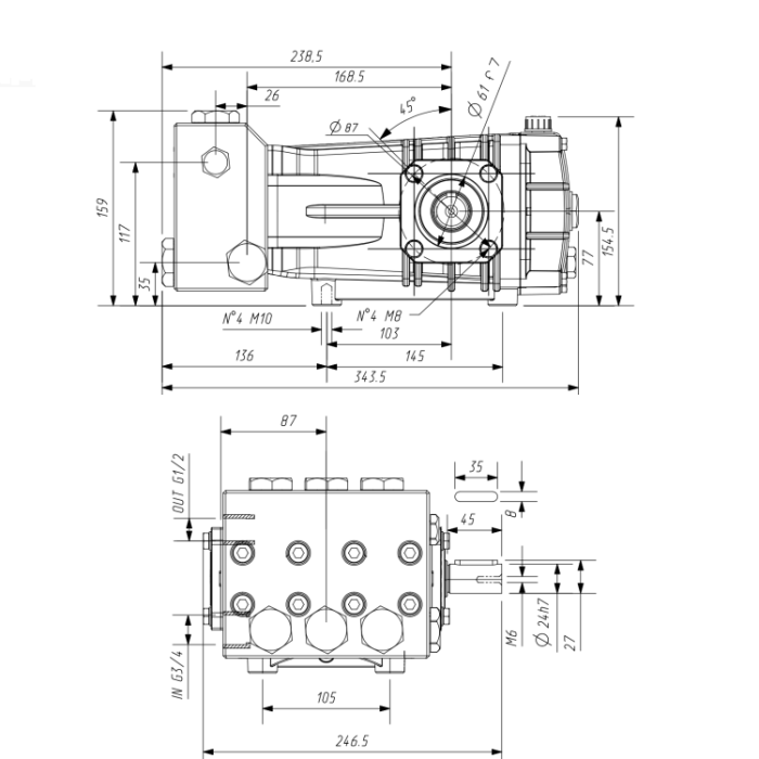 Насос Titan FCL4030R