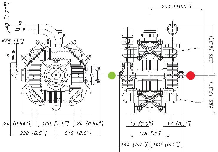 Насос Bertolini POLY 2180 VD "DURAMAX"