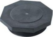 Заглушка резьбовая 4", ABS-пластик