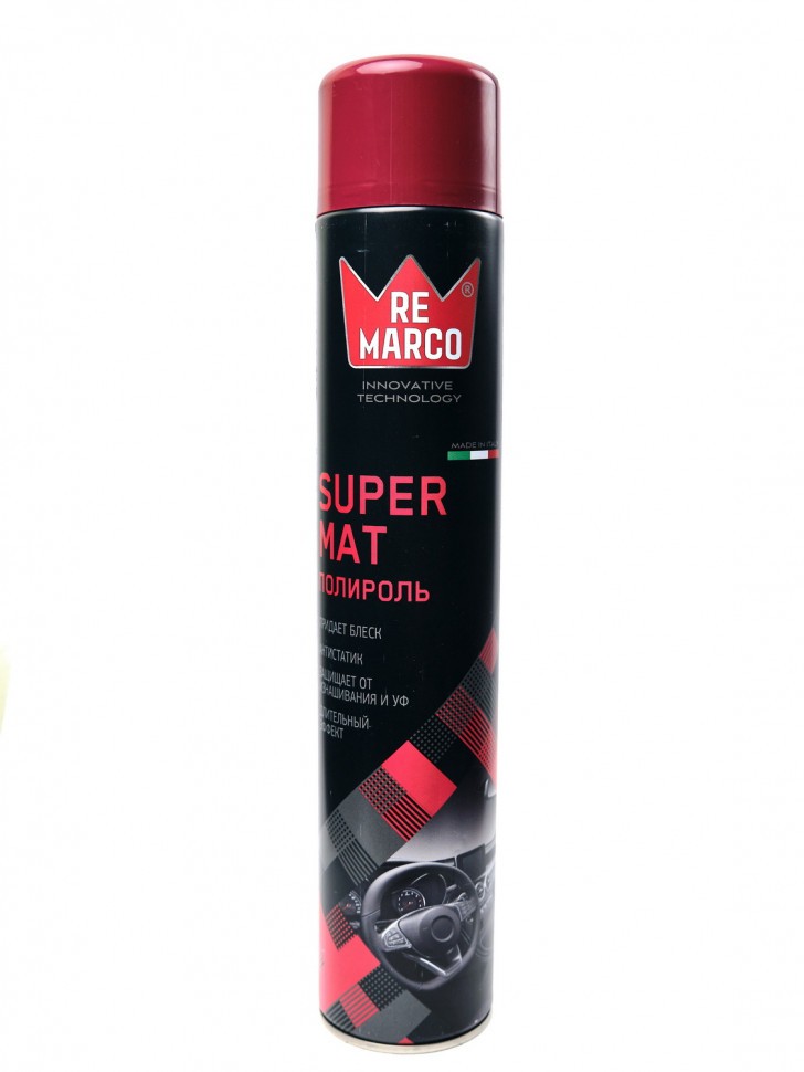 Полироль для пластика матовый Re Marco "SUPER MAT" Tutti Frutti, 750 мл.