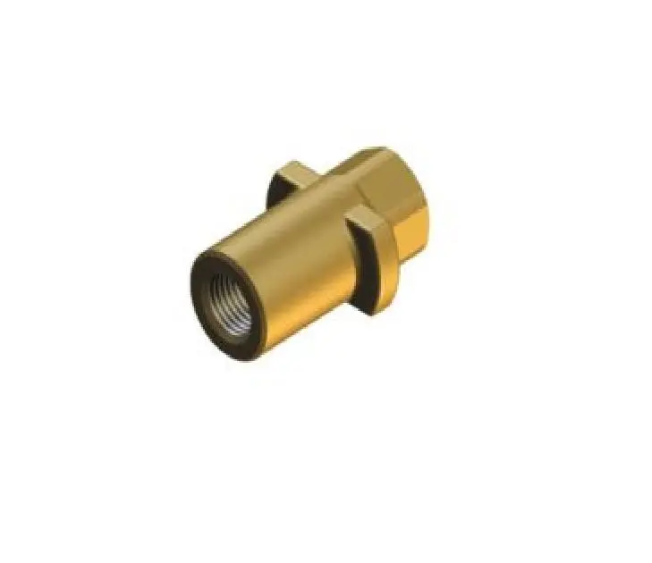 Переходник быстроразъемный бытовой латунный Karcher. резьба латунь; выход гайка1/4"