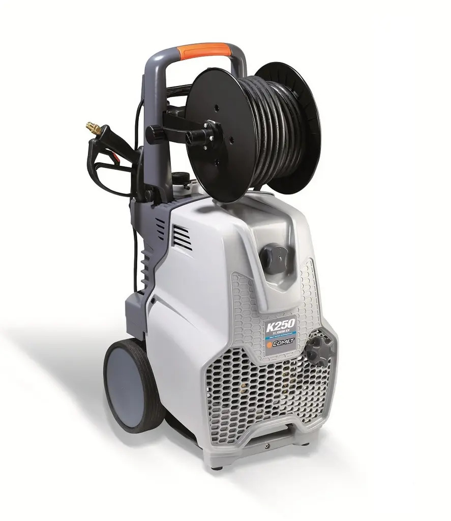 Мойка высокого давления Comet K 250 13/190 T EXTRA Total stop барабан 15 метров шланг LW-K 250