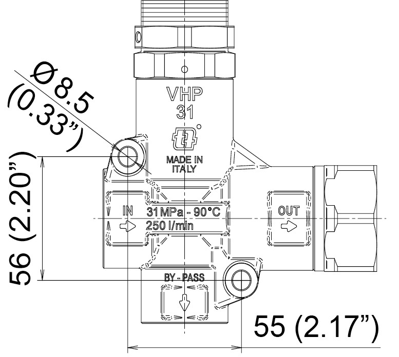 Регулятор давления VHP 31/250