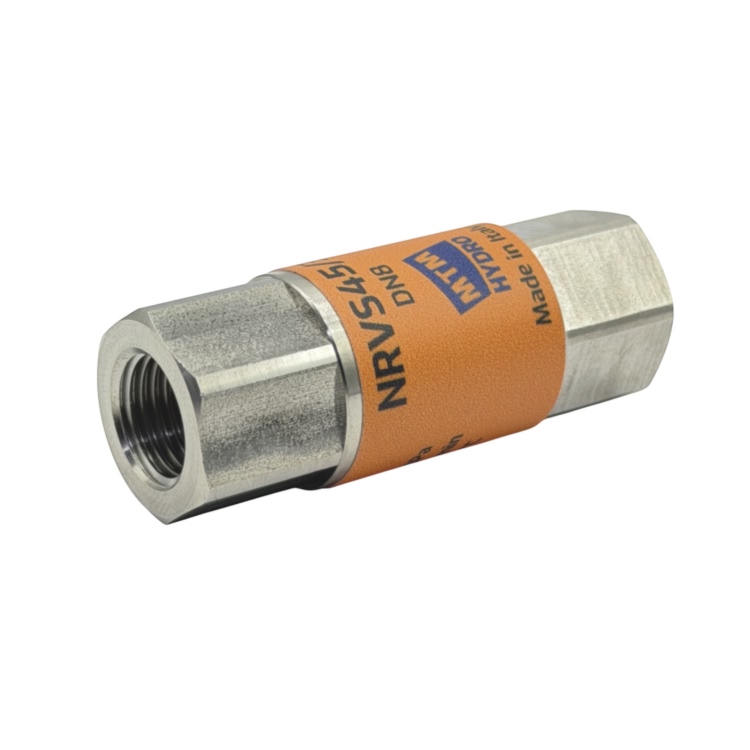 Обратный клапан MTM NRVS45/30, 1/4", 30 л/мин, нерж.сталь