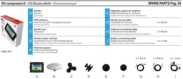 Антена ANR10 GNSS GPS. "B" для GEONAVE