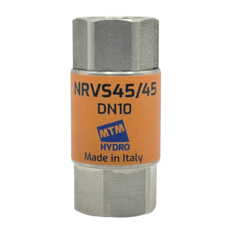 Обратный клапан MTM NRVS45/45, 3/8", 45л/мин, нерж.сталь