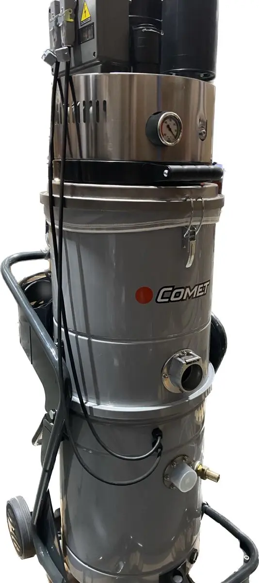 Пылеводосос индустриальный Comet CVI-A 1100 ST-OIL; 1- турбина; бак 100л(сталь); 380В; 3000 Вт