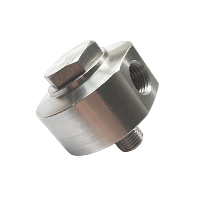 Муфта поворотная для консоли 1/4" нерж.сталь 90°