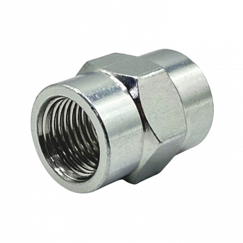 Переходник гайка 1/4"- гайка 1/4"