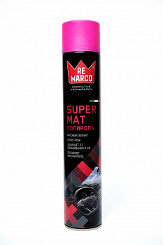 Полироль для пластика матовый Re Marco "SUPER MAT" Bubble Gum RM-819 , 750 мл.