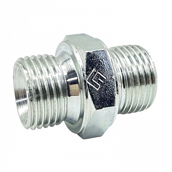 Адаптер BSP(ш) 1/2" - BSP(ш) 1/2"