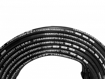 Рукав высокого давления TEKNOJET FLEXY 1SC 1/4" DN06, 300 bar